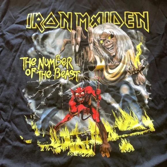 Iron Maiden Band Tee Shirt Number of the Beast - Picture 3 of 8
